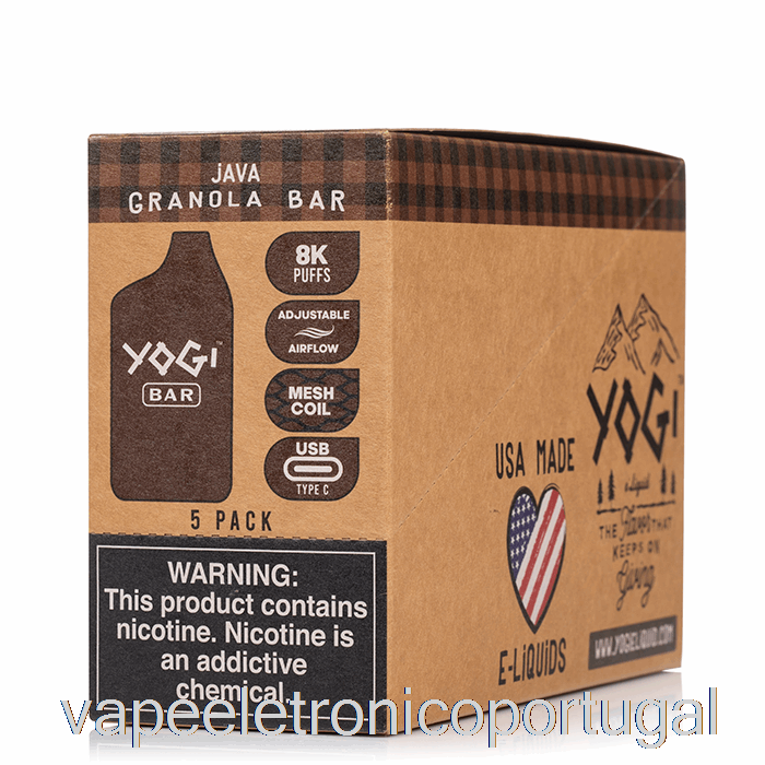 Vape Eletrônico [pacote Com 5] Yogi Bar 8000 Descartável